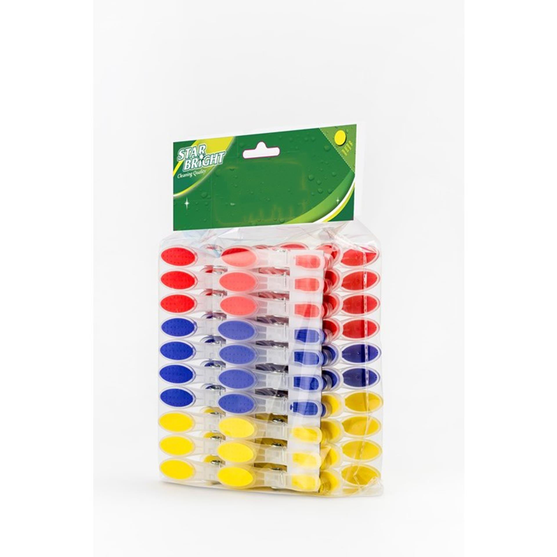 Starbright clothespins soft grip 40 pcs