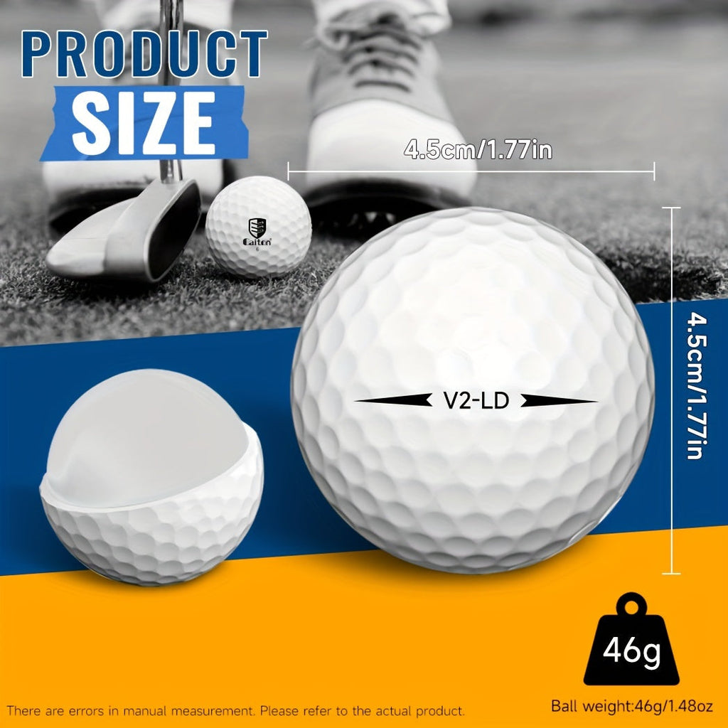 2-Lags Golfballen met 332 Dimples (50 stuks)