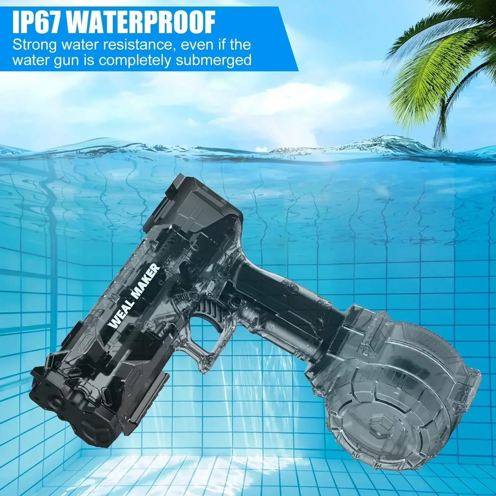 2024 New Strong Electric Water Pistol Toy