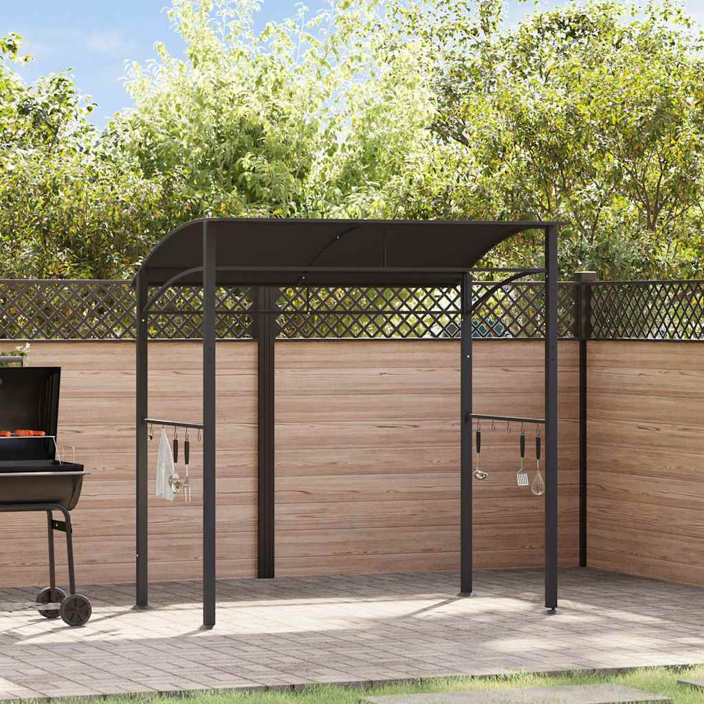 BBQ Party Tent 215x150x220 cm — Steel Anthracite