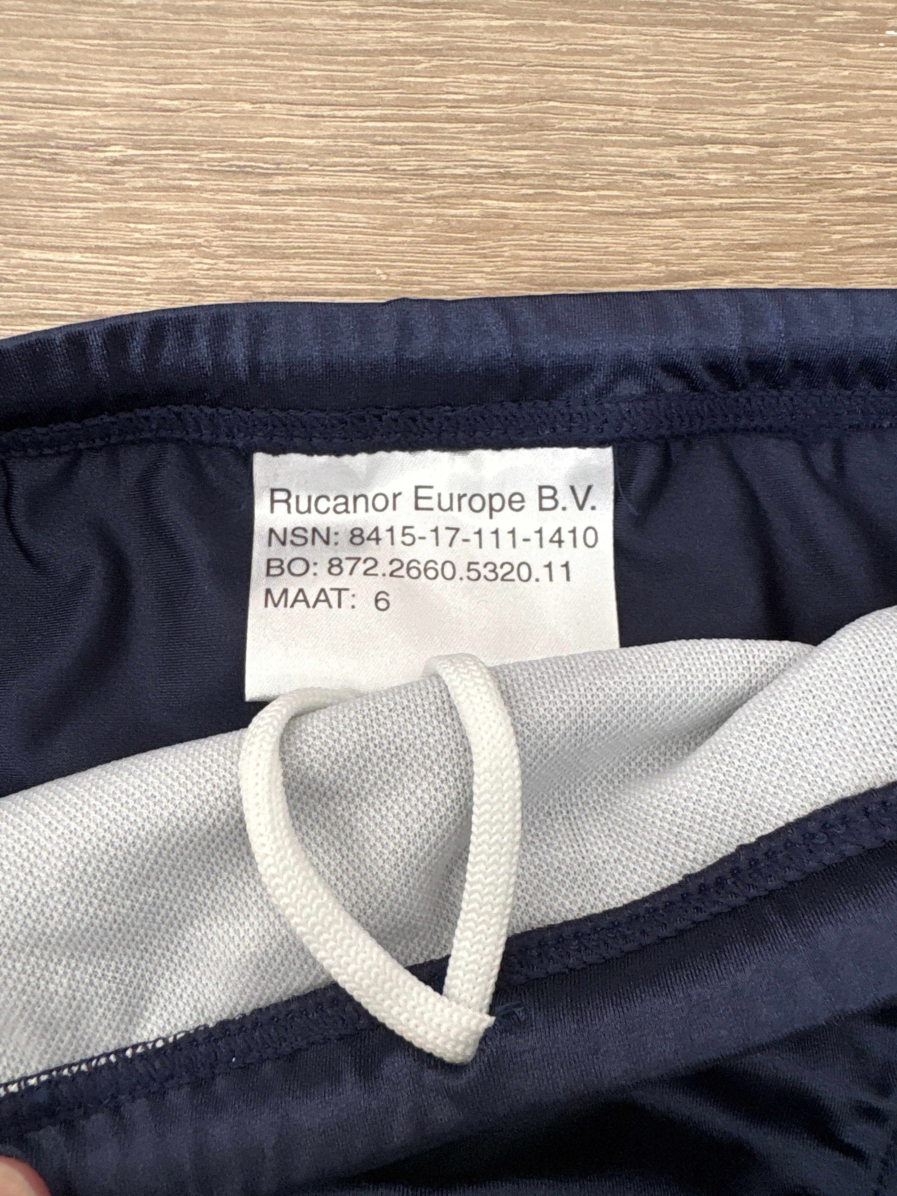 Rucanor Zwembroek Marineblauw – Maat 6 – Nieuw  Beschrijving