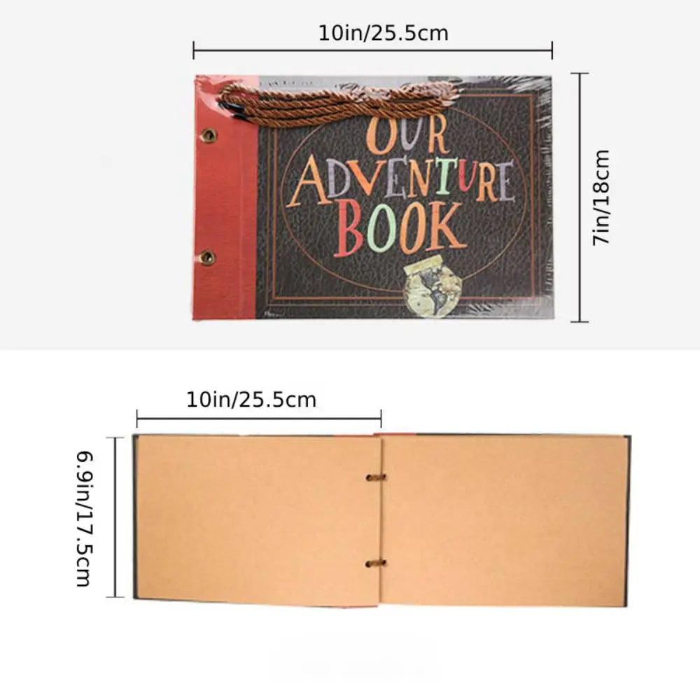 Our Adventure Book – Scrapbook Fotoalbum – Hoekjes Licht Beschadigd – Nieuw