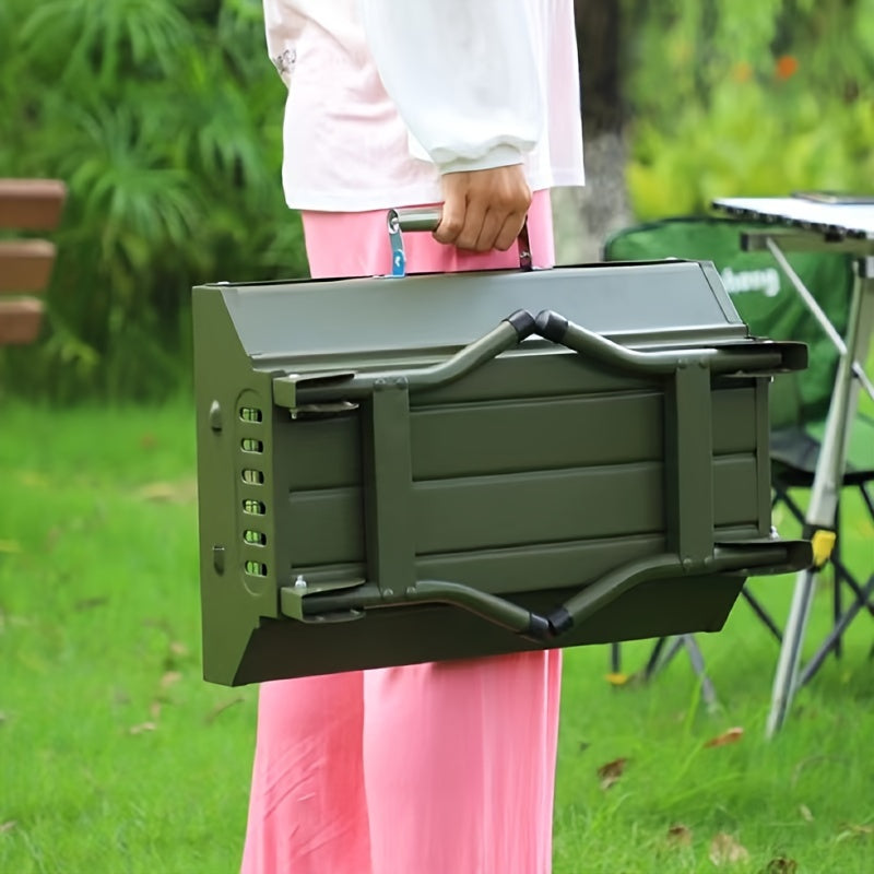 Opvouwbare Houtskool BBQ Grill — Kamperen & Tuin
