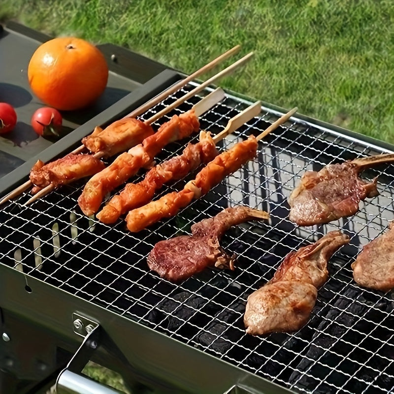Opvouwbare Houtskool BBQ Grill — Kamperen & Tuin