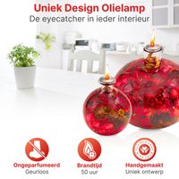 Olielamp Voordelenset 3 Stuks (Rood, Groen & Oranje)