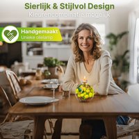 Groene Olielamp inclusief Lont en 1 Liter Lampolie