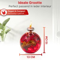 Olielamp Voordelenset 3 Stuks (Rood, Groen & Oranje)